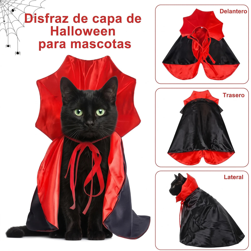Capa de Vampiro para Gatos 🐈‍⬛