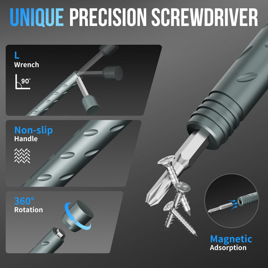55-in-1 Precision Screwdriver Set, Mini Multifunctional Screwdriver Kit for Repairing Mobile Phones, Watches, and Computers