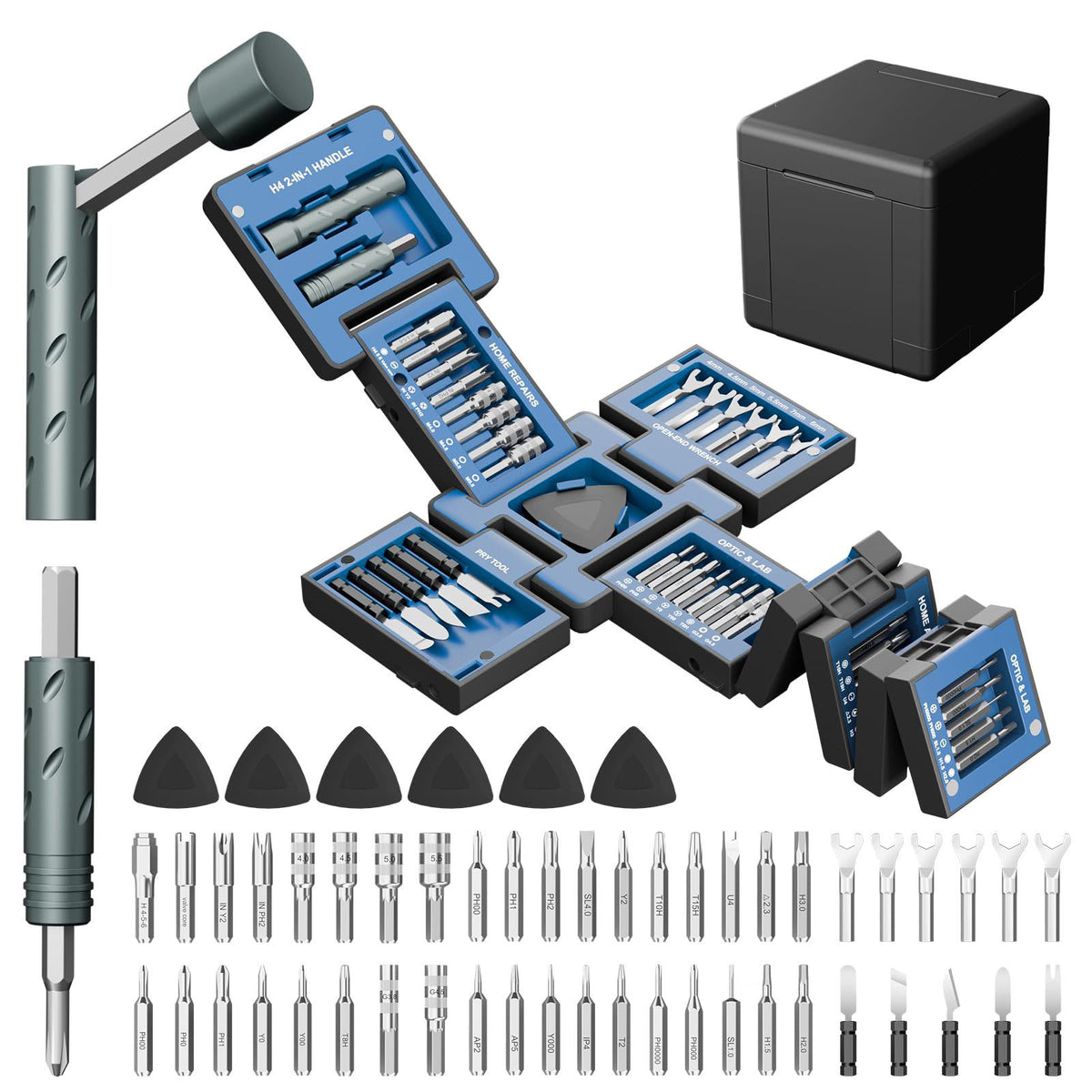 55-in-1 Precision Screwdriver Set, Mini Multifunctional Screwdriver Kit for Repairing Mobile Phones, Watches, and Computers